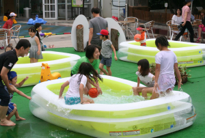 포항 롯데百, 하늘공원 물놀이장 연장 운영