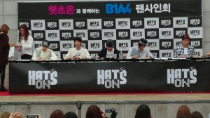 포항롯데百, B1A4  팬사인회