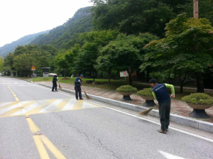청량산관리사무소, 단풍철 손님맞이 준비 한창