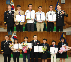 권기선 경찰청장, 칠곡署 유공 경찰 격려