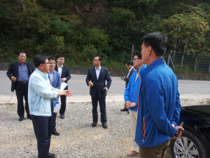 道, 영덕~영양~봉화 지방도 현장 방문