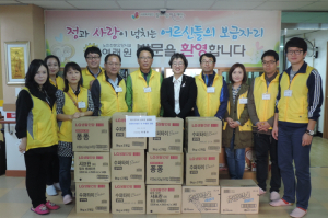 대구교육청, 여래원 노인전문요양원에 생필품 전달