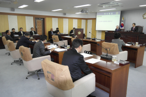 청도군의회 임시회 개최