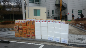 칠곡 기산면 자율방범기동순찰대 부녀회, 김장김치 전달