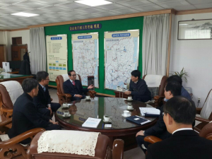 이승율 청도군수, 부산국토청 방문