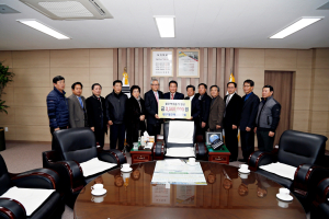상주 재구 개인택시 향우회, 어려운 이웃에 생필품 전달