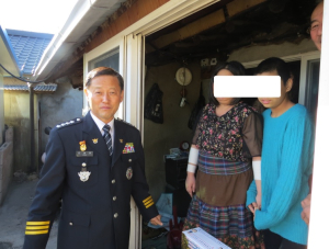 의성署, 지적장애 이웃 방문…범죄예방 홍보