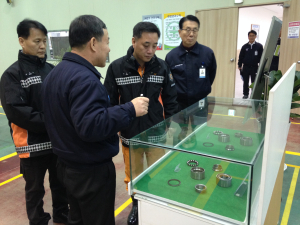 전우현 영주소방서장, 베어링아트 공장 안전점검