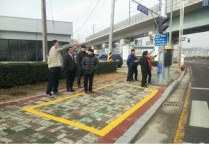 김천시, 보행자 자동인식 신호기 시범운영