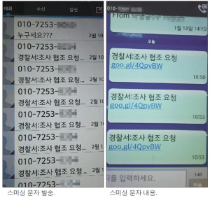 피해자만 있고 가해자 없는 ‘스미싱’ 활개