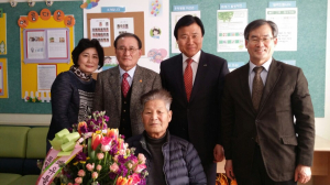 김재홍 부시장, 이인술 애국지사 위문
